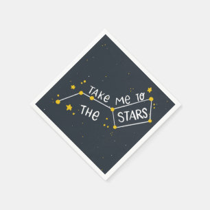 Weltraum Astronaut Geburtstag Napkins Serviette