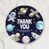 Weltraum-Astronaut Geschenkanhänger (Vorderseite)