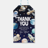Weltraum-Astronaut Geschenkanhänger (Vorderseite)