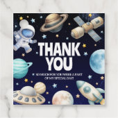 Weltraum-Astronaut Geschenkanhänger (Vorderseite)