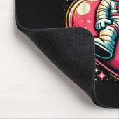 Weltraum-Astronaut-Herz-Lloon Valentinstag Mousepad (Ecke)