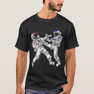 Weltraum-Astronaut-Karate T-Shirt