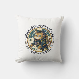Weltraum-Astronaut-Katze-Vater-Geschenkidee - Welt Kissen