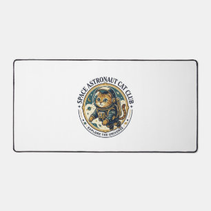 Weltraum-Astronaut-Katze-Vater-Geschenkidee - Welt Schreibtischunterlage