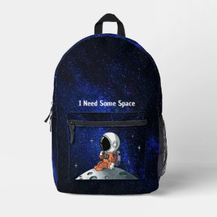 Weltraum, Astronaut, Raumfahrer, maßgeschneidert Bedruckter Rucksack
