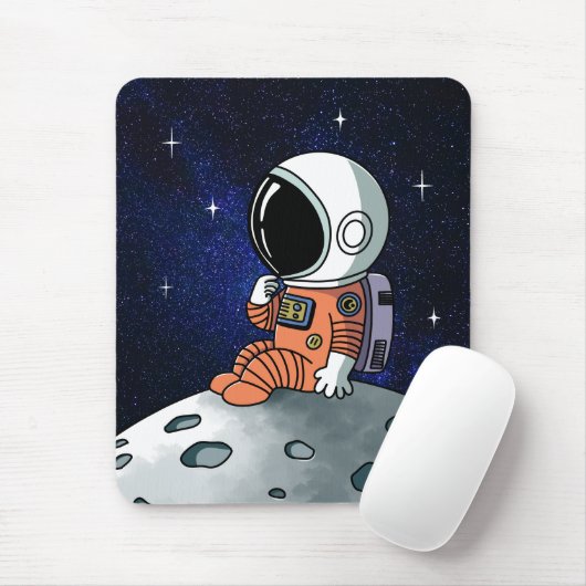 Weltraum, Astronaut, Raumfahrer Mousepad (Mit Mouse)