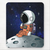 Weltraum, Astronaut, Raumfahrer Mousepad (Vorne)