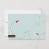 Weltraum-Astronauten-Geburtstag danken Ihnen zu Dankeskarte (Rückseite)