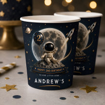 Weltraum-Astronauten-Geburtstagsfeier