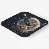 Weltraum-Astronauten-Geburtstagsfeier Pappteller (Gewinkelt)