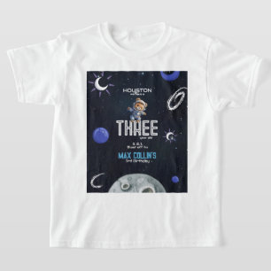 Weltraum-Astronauten-Geburtstagskinder T-Shirt