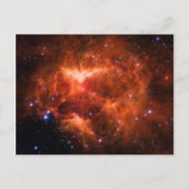 Weltraum, Astronomie, Jack-o-Laterne-Nebel, Galaxi Postkarte (Vorderseite)