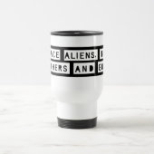 Weltraum Außerirdischen, schlechte Mütter und Waff Reisebecher (Mittel)