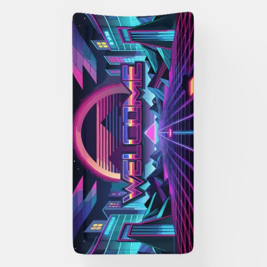 Weltraum Banner (Vertikal)