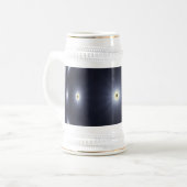 Weltraum Bierglas (Vorderseite Links)