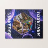 Weltraum Bilder-Würfel zwischen Planten in 3D Puzzle (Horizontal)