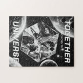 Weltraum Bilder-Würfel zwischen Planten in 3D Puzzle (Horizontal)