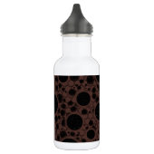 Weltraum-Blasen - braun Edelstahlflasche (Links)