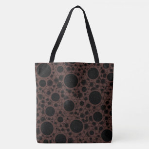Weltraum-Blasen-Flecken - Braun Tasche