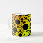 Weltraum-Blasen - Rainbow-ROYGB Kaffeetasse (Vorderseite Links)