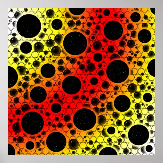 Weltraum-Blasen - WYR erhitzen Poster (Vorne)