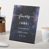 Weltraum Celestial Astronomie Elegante Hochzeiten  Sockelschild (In SItu)