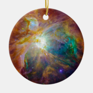Weltraum - Chaos in Orion Keramik Ornament