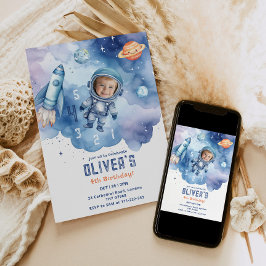 Weltraum-Countdown 4. Foto Einladung