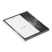 Weltraum | Daily Notes and Checklist Notepad Notizblock (angewinkelt)