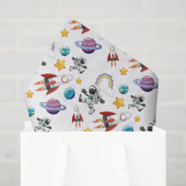 Weltraum-Decoupage Seidenpapier