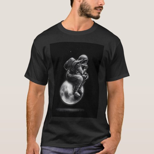 Weltraum Denker T-Shirt (Vorderseite)