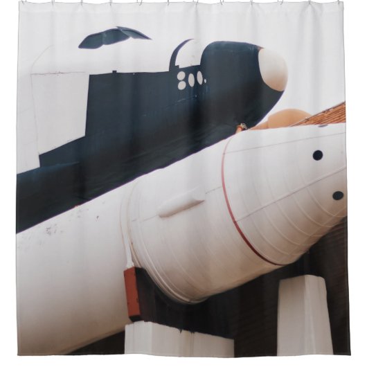 Weltraum Duschvorhang (Vorderseite)