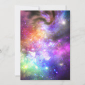 Weltraum Einladung (Vorderseite)