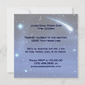 Weltraum Einladung (Rückseite)