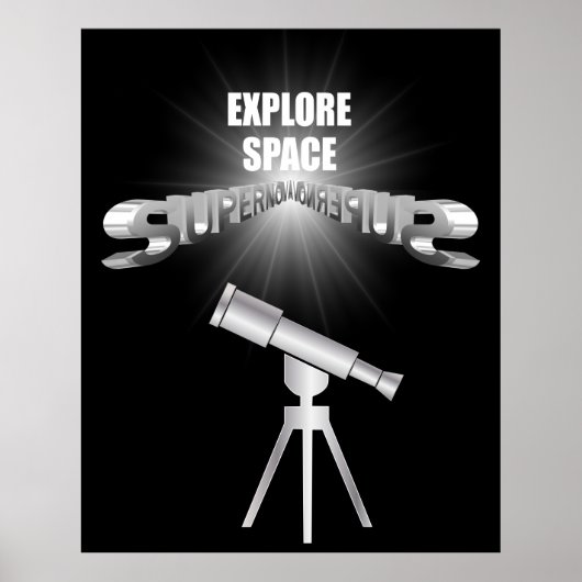 Weltraum erkunden poster (Vorne)