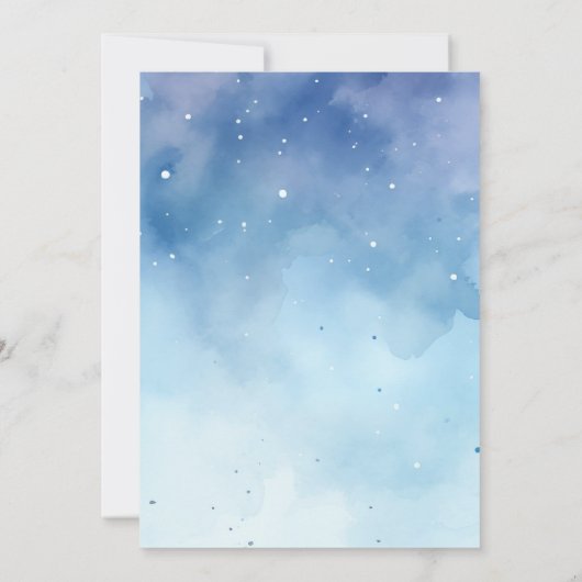 Weltraum Erste Reise durch das sonnige Astronaut-F Einladung (Rückseite)