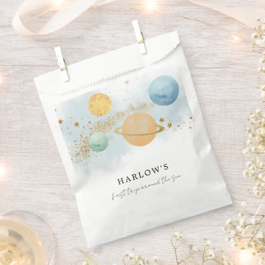 Weltraum Erste Reise durch das sonnige Party Geschenktütchen (Ausgeschnitten)