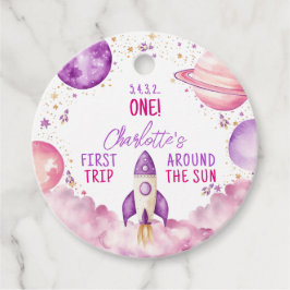 Weltraum Erste Reise um die Sonne zum Geburtstag Geschenkanhänger