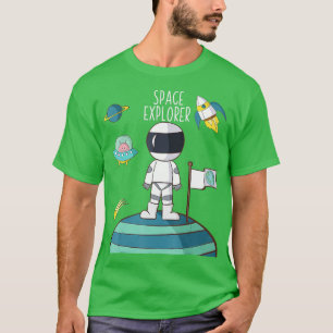 Weltraum-Explorer-Geschenk für Kinder Jungen Mädch T-Shirt