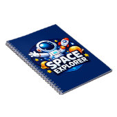Weltraum-Explorer-Kinder-Notizbuch Notizblock (Rechte Seite)