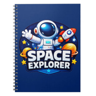 Weltraum-Explorer-Kinder-Notizbuch Notizblock