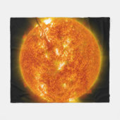 Weltraum Fleecedecke (Vorderseite (Horizontal))