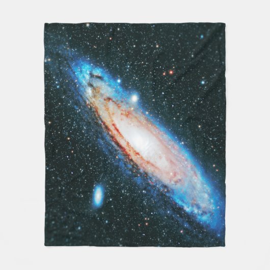 Weltraum Fleecedecke (Vorderseite)