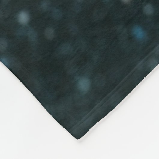 Weltraum Fleecedecke (Ecke)