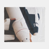 Weltraum Fleecedecke (Vorderseite (Horizontal))