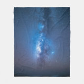 Weltraum Fleecedecke (Vorderseite)