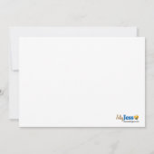 Weltraum Foto Geburtstag Einladung 12x18 (Rückseite)