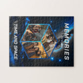 Weltraum Foto Kollage in 3D Poster Puzzle (Horizontal)