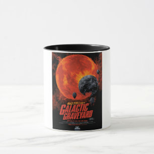 Weltraum-Friedhof-Totenschädel-Halloween-Galaxie d Tasse