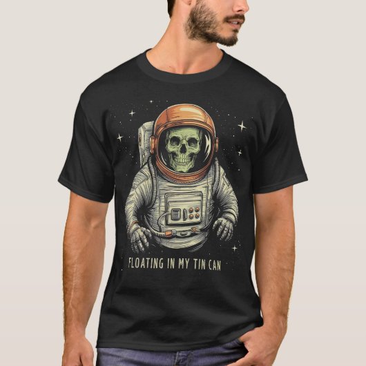 Weltraum-Funny Astronaut T-Shirt (Vorderseite)